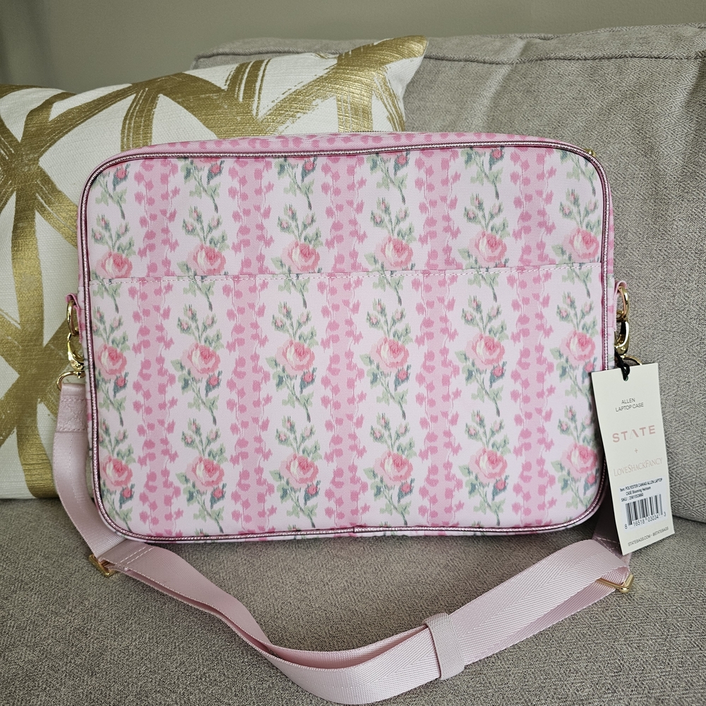 SOLD State X LoveShackFancy Allen Laptop Case Blooming Heirloom - Picture 5 of 7